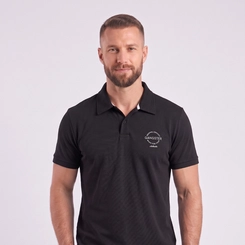 Camisa Polo Masculina Manga Curta Texturizada Gangster