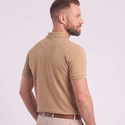 Camisa Polo Masculina Manga Curta Lisa Gangster