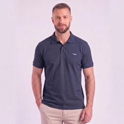 Camisa Polo Masculina Manga Curta Lisa Gangster