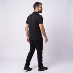 Camisa Polo Masculina Manga Curta Lisa Gangster