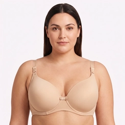 Sutiã Luvi Plus Size Reforçado Liso Com Bojo
