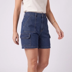 Short Jeans Feminino Cargo Kult
