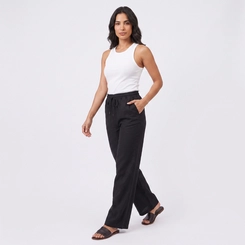 Calça Feminina Wide Leg Conforto Preta Kult