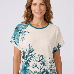 Blusa Feminina Com Estampa Floral Rovitex