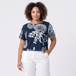 Blusa Feminina Estampada Plus Size Secret