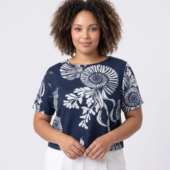 Blusa Feminina Estampada Plus Size Secret