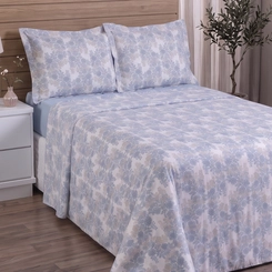 Jogo De Cama Casal Imperialle 180 Fios Estampado Yohana