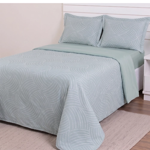 Jogo De Cama King Imperialle 180 Fios Estampado Yohana