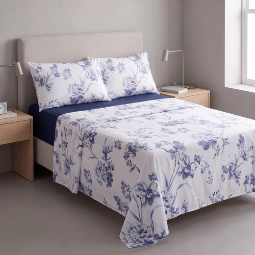 Jogo De Cama King Imperialle 180 Fios Estampado Yohana