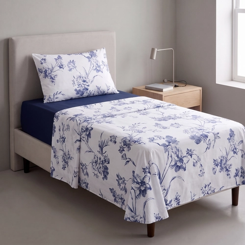 Jogo De Cama Solteiro Imperialle 180 Fios Estampado Yohana