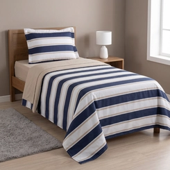 Jogo De Cama Solteiro Imperialle 180 Fios Estampado Yohana