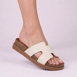 Sandália Papete Feminina Flat Moleca