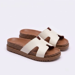 Sandália Papete Feminina Flat Moleca
