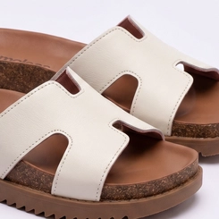 Sandália Papete Feminina Flat Moleca