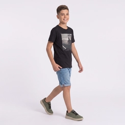 Bermuda Juvenil Jeans Menino Revert