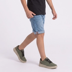 Bermuda Juvenil Jeans Menino Revert