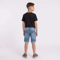 Bermuda Juvenil Jeans Menino Revert