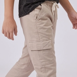 Calça Juvenil Menino Jogger Em Sarja Revert