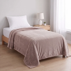 Manta Solteiro Microfibra Lisa Home Design 200
