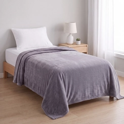 Manta Solteiro Microfibra Lisa Home Design 200