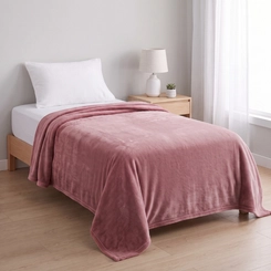 Manta Solteiro Microfibra Lisa Home Design 200
