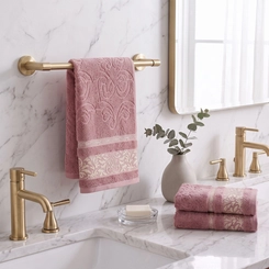 Toalha de Rosto Valletex Jacquard Gold