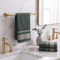 Toalha de Rosto Valletex Jacquard Gold
