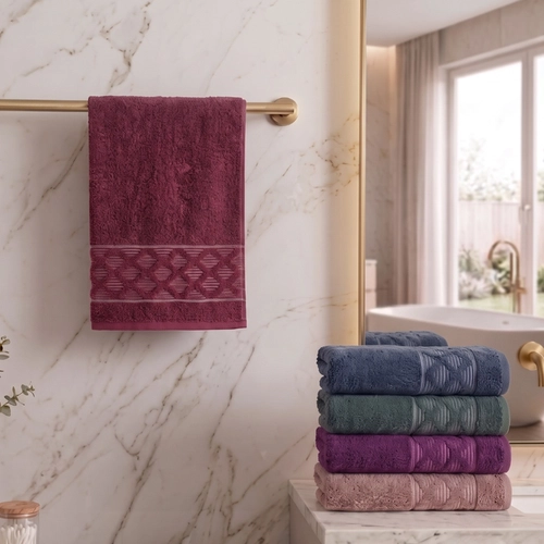 Toalha de Rosto Valletex Jacquard Remi