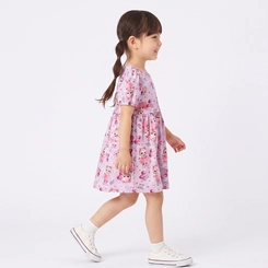 Vestido Infantil Menina Gatinha Manga Curta Bufante Upalôo