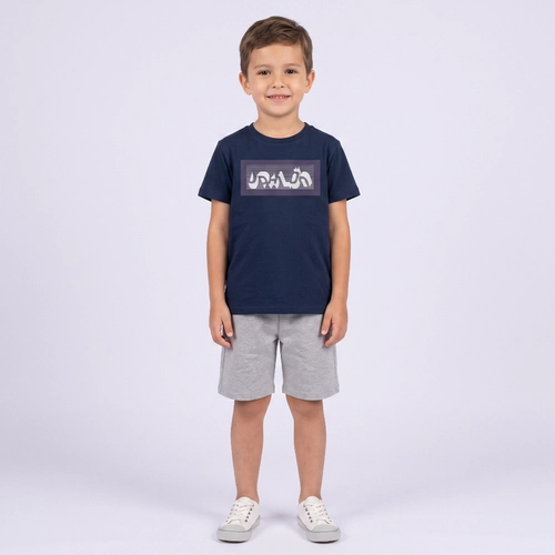 Conjunto Infantil Menino Camiseta E Bermuda Upalôo