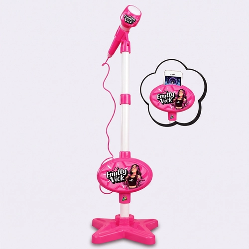 Microfone De Palco Infantil Emilly Vick Com Som E Luz