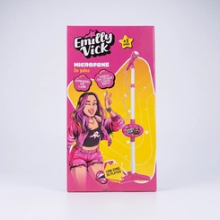Microfone De Palco Infantil Emilly Vick Com Som E Luz