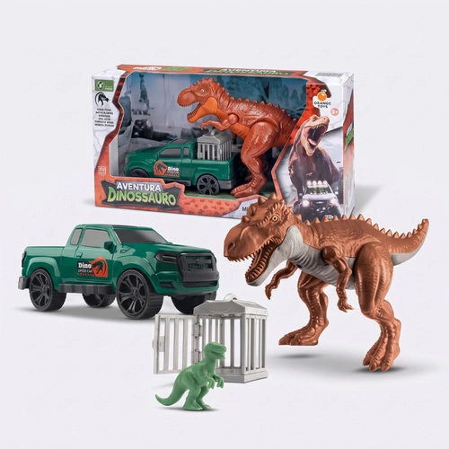 Kit Aventura Jurássica Scape Car Dinossauro
