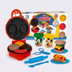 Kit Massinha Mickey Sanduicheira Com Acessórios Cotiplás