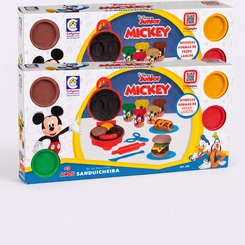Kit Massinha Mickey Sanduicheira Com Acessórios Cotiplás