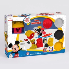 Kit Massinhas Mickey Pets Com Acessórios Cotiplás