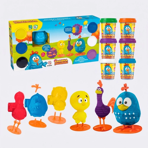 Kit Massinhas Galinha Pintadinha Com Acessórios