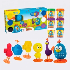 Kit Massinhas Galinha Pintadinha Com Acessórios