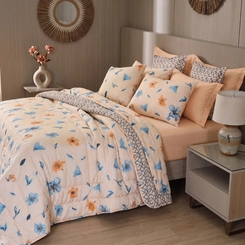 Jogo de Cama King Teka Crystal 100% Algodão