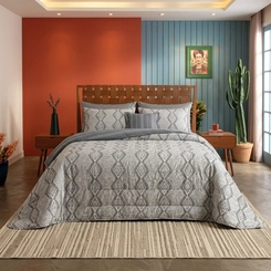 Jogo de Cama King Teka Crystal 100% Algodão