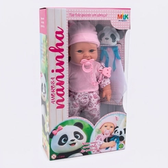 Boneca Amorosa Com Naninha Milk