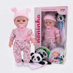 Boneca Amorosa Com Naninha Milk