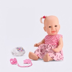 Boneca Aninha Dorme Bebê Com Acessório