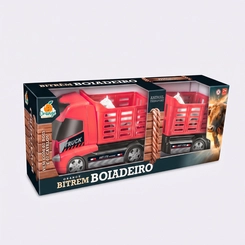 Caminhão De Brinquedo Bitrem Boiadeiro