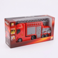 Caminhão De Brinquedo Pollux Bombeiros