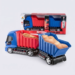 Caminhão De Brinquedo Bitrem Caçamba