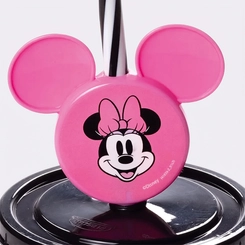 Copo Estampado Minnie Com Tampa E Canudo Pin 500ML